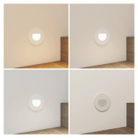 Arcchio Vexi zapustené LED CCT biela Ø 7,8 cm