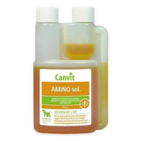 Canvit AMINO zmes vitamínov, aminokyselín a glukózy v roztoku pre psy a mačky 250ml