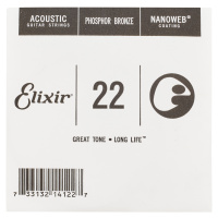 Elixir Nanoweb Phosphor Bronze Single .022