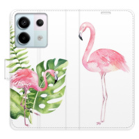 Flipové puzdro iSaprio - Flamingos - Xiaomi Redmi Note 13 Pro+ 5G