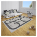 Detský kusový koberec Flatweave Kids rugs 104877 Cream / Blue Rozmery koberca: 120x170