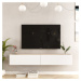 Závěsný TV stolek FR8 180 cm borovice/bílý