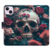 Flipové puzdro iSaprio - Skull in Roses 02 - iPhone 14 Plus