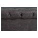 LuxD Dizajnová posteľ Viviano 160 x 200 cm tmavosivá