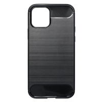 Silikónové puzdro na iPhone 12/iPhone 12 Pro Forcell Carbon čierne