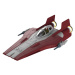 Build & Play SW 06770 - Resistance A-wing Fighter, red (světelné a zvukové efekty) (1:44)