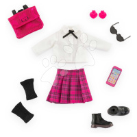 Súprava oblečenia English Student Dressing Room Girls Corolle pre 28 cm bábiku 8 doplnkov od 4 r