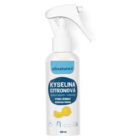 ALLNATURE Kyselina citrónová v spreji 500 ml