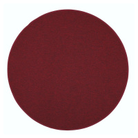Kusový koberec Astra červená kruh - 80x80 (průměr) kruh cm Vopi koberce