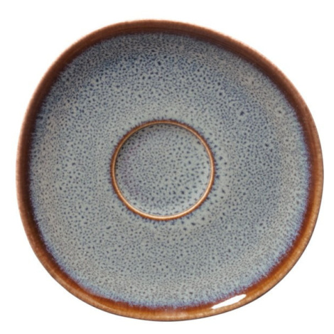 Sivo-hnedá kameninový tanierik Villeroy & Boch Like Lave, 15,5 x 15 cm