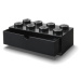 LEGO® stolný box 8 so zásuvkou čierna 316 x 158 x 113 mm