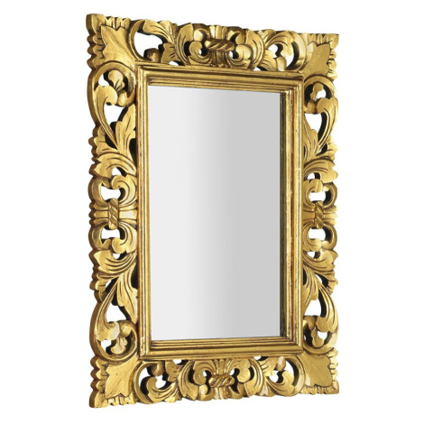 SAMBLUNG zrkadlo v ráme, 60x80cm, zlatá IN121 Sapho