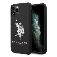 Kryt US Polo USHCN65SLHRBK iPhone 11 Pro Max black Silicone Collection (USHCN65SLHRBK)