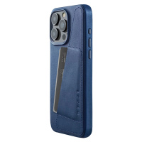 Kryt Mujjo Full Wallet Leather Case for iPhone 15 Pro Max - Monaco Blue