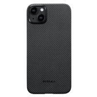 Kryt Pitaka MagEZ 4 600D case, black/grey twill - iPhone 15 Plus (KI1501MA)