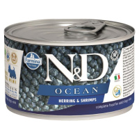 Farmina N&D dog OCEAN herring & shrimps konzerva 140g