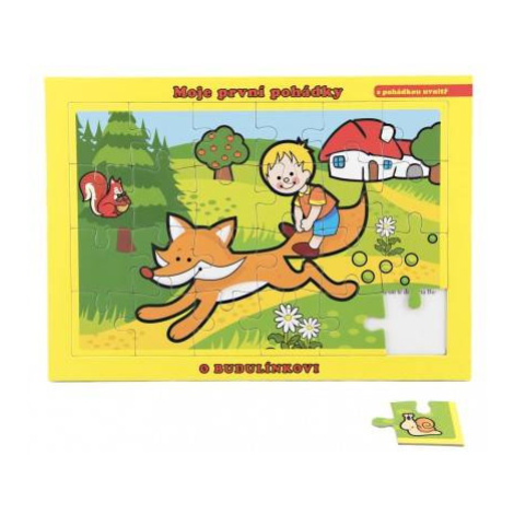 Puzzle doskové O Budulínka 26x17cm 24 dielikov Moje prvé rozprávky