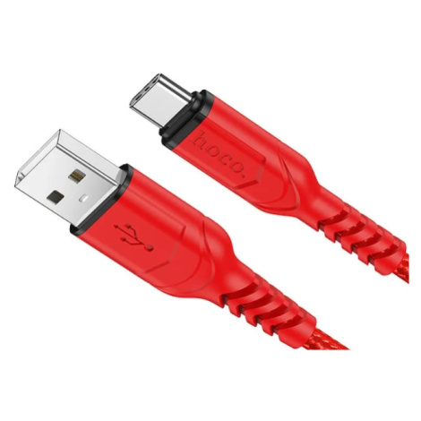Kábel HOCO Victory X59, USB na USB-C 3A, 1m, červený