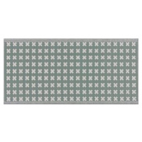 Zelený vonkajší koberec s geometrickým vzorom 90 × 180 cm ROHTAK , 204619