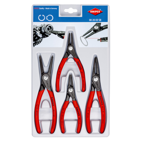 KNIPEX Kliešte na poistné krúžky - sada 002003SB