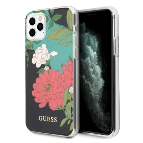 Kryt Guess iPhone 11 Pro Max Black N°1 Flower Collection (GUHCN65IMLFL01)