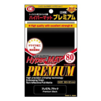 KMC Obaly na karty KMC Standard Sleeves - Hyper Mat Premium Black - 80 ks