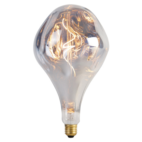 E27 stmievateľná LED lampa A165 strieborná 6W 160 lm 1800K Calex