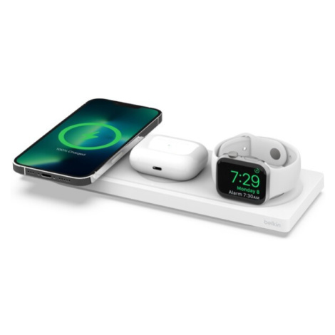 Belkin BOOST CHARGE PRE 3v1 MagSafe nabíjačka 15W biela