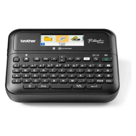 Tlačiareň Brother samolepiacich štítkov PT-D610BTVP, TZE páska max. 24mm, 6x AA, USB, BT