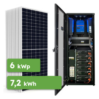 Ecoprodukt Hybrid Victron 6,5kWp 7,2kWh 3-fáz RACK predpripravený solárny systém