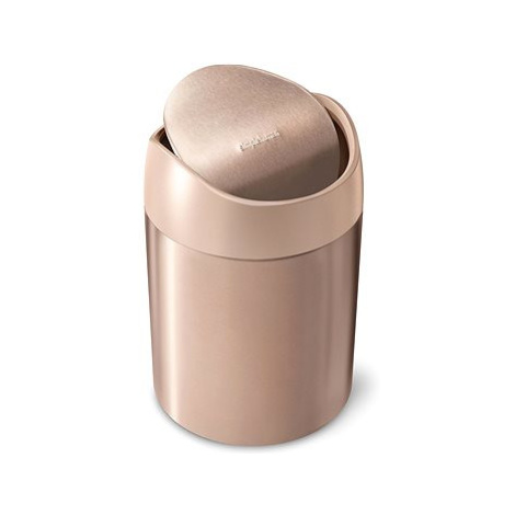 Simplehuman Mini odpadkový kôš 1,5 l, Rose Gold nehrdzavejúca oceľ, CW2085