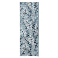 Běhoun Plaza Willow Blue – na ven i na doma - 80x230 cm Flair Rugs koberce