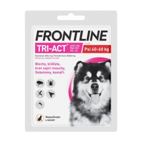 Frontline TRI-ACT Spot-on pre psy XL 40-60 kg 1x6,0ml