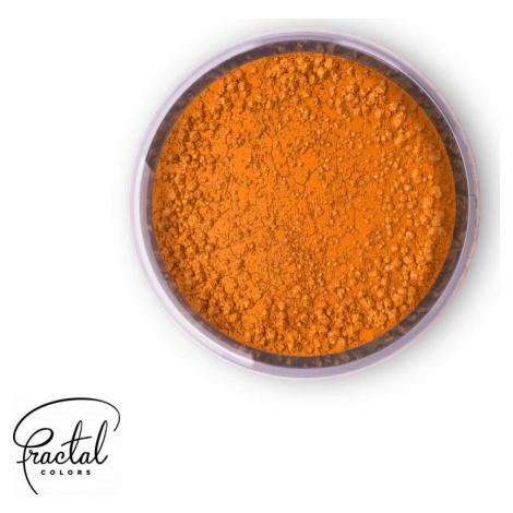 Jedlá prachová barva Fractal - Orange (2,5 g) - dortis