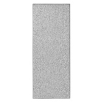 Sivý behúň 80x300 cm Wolly – BT Carpet