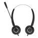 HP DHE-8000, Call Center headset, ovládání hlasitosti, černá, USB (2.0)