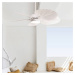 Stropný ventilátor Beacon so svetlom Bali white Ø 132 cm tichý