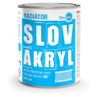 SLOVAKRYL RADIÁTOR - Farba na radiátory 0,75 kg 1000 - biela