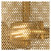 Stropné svietidlo Fishnet, zlatá, Ø 45 cm