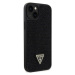 Guess Rhinestones Triangle Metal Logo Kryt pre iPhone 15 Plus Black