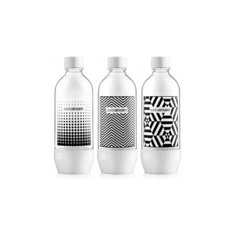 SodaStream fľaša TRIPACK black-white 1l