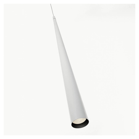 Dlhá závesná LED lampa Micro S75, biela B.lux