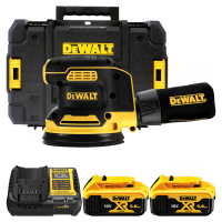 DEWALT 18V XR 125 mm aku excentrická brúska, 2x 5,0 Ah DCW210P2-QW