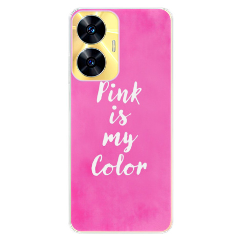 Odolné silikónové puzdro iSaprio - Pink is my color - Realme C55
