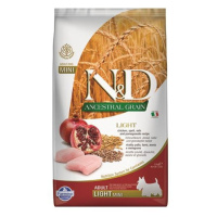 Farmina N&D dog AG adult mini, light, chicken, spelt, oats & pomegranate 2,5kg