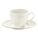 Súprava 6 porcelánových šálok na kávu s tanierikom Kutahya Café, 200 ml