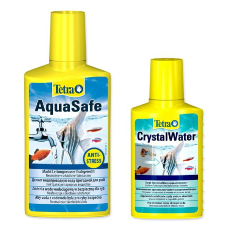 Prípravok Tetra Aqua Safe 250ml+Tetra Crystal Water 100ml zadarmo