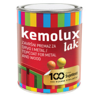 KEMOLUX - Lesklá vrchná farba na kov 0,2 l hnedý