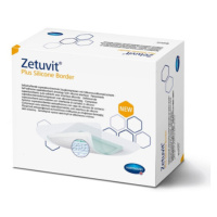 ZETUVIT Plus silicone border kompres sterilný 20 x 25 cm 10 ks