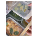 Svetlozelený úložný box na potraviny Mepal EasyClip 1000 ml